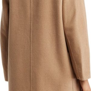 Vince reversible collarless coat wool cashmere XXL